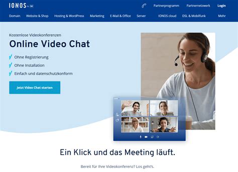 ionos videokonferenz kostenlos|Online Zusammenarbeit mit Office Lösungen